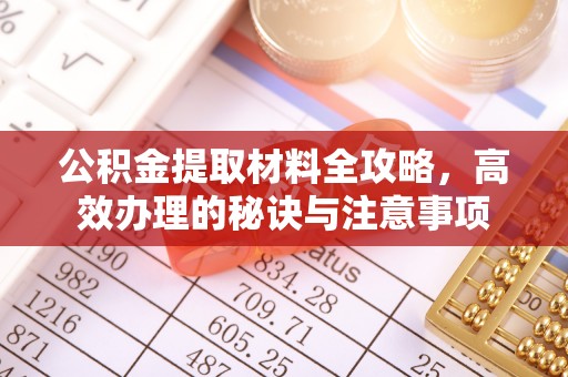 金城公积金提取材料全攻略，高效办理的秘诀与注意事项