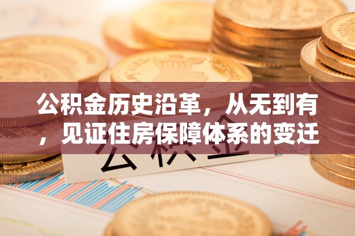 金城公积金历史沿革，从无到有，见证住房保障体系的变迁