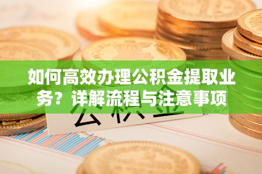 金城如何高效办理公积金提取业务？详解流程与注意事项