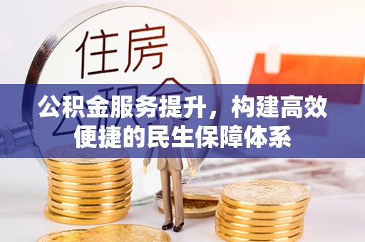 金城公积金服务提升，构建高效便捷的民生保障体系