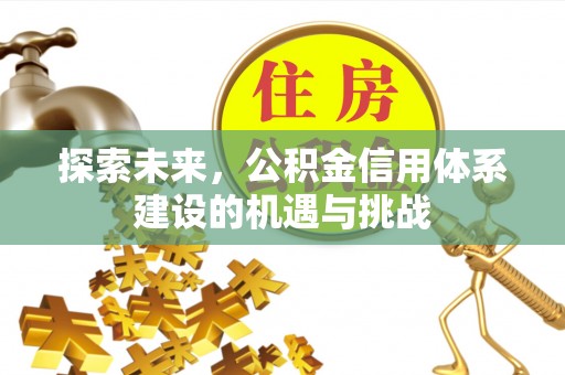 金城探索未来，公积金信用体系建设的机遇与挑战