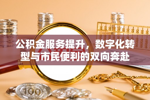 金城公积金服务提升，数字化转型与市民便利的双向奔赴