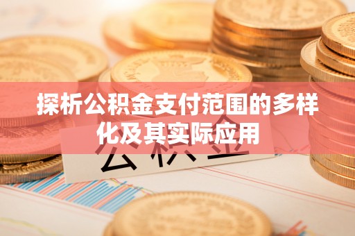 金城探析公积金支付范围的多样化及其实际应用